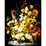 Flower Diy Paint By Numbers Kits ZXQ986 - NEEDLEWORK KITS