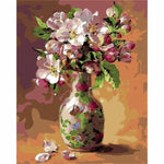 Flower In Bottle Diy Paint By Numbers Kits PBN92478 - NEEDLEWORK KITS