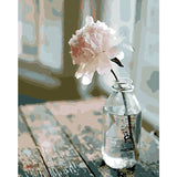 Flower In Bottle Diy Paint By Numbers VM90301 - NEEDLEWORK KITS