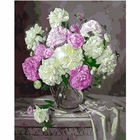 Flower Paint By Numbers Kits PBN90994 - NEEDLEWORK KITS
