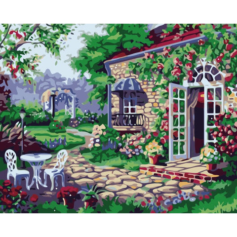 Garden Diy Paint By Numbers Kits PBN91410 - NEEDLEWORK KITS
