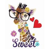 Giraffe Diy Paint By Numbers Kits YM-4050-268 - NEEDLEWORK KITS