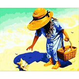 Landscape Beach Diy Paint By Numbers Kits YM-4050-041 ZXE139 - NEEDLEWORK KITS