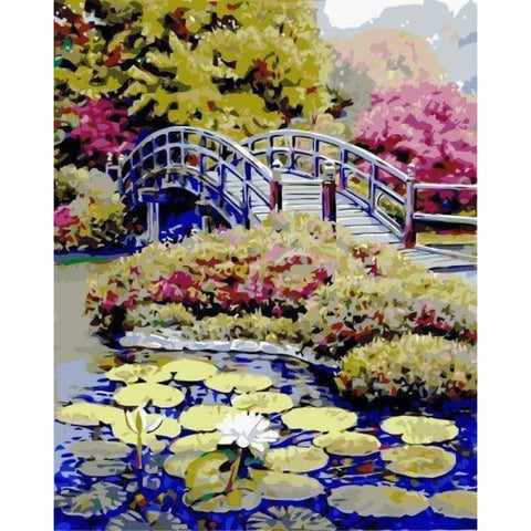 Landscape Bridge Diy Paint By Numbers Kits SY-4050-020 - NEEDLEWORK KITS