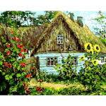 Landscape Cottage Diy Paint By Numbers Kits ZXQ759-18 - NEEDLEWORK KITS
