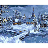 Landscape Diy Paint By Numbers Kits YM-4050-310 ZXQ2041 - NEEDLEWORK KITS
