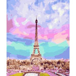 Landscape Eiffel Tower Diy Paint By Numbers Kits ZXMS9459-21 - NEEDLEWORK KITS