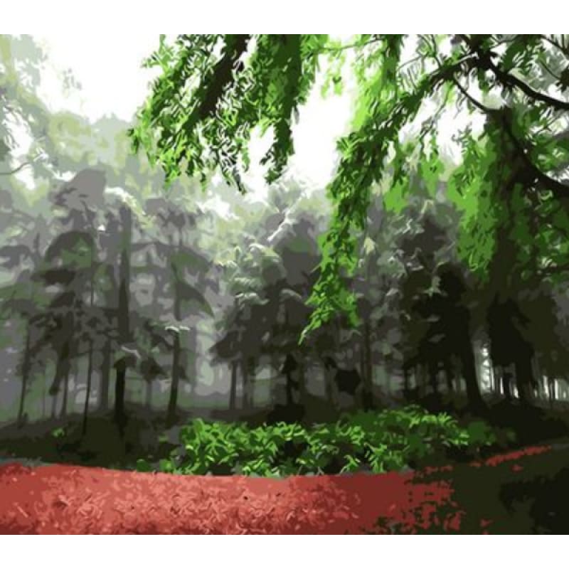 Landscape Forest Diy Paint By Numbers Kits ZXQ310-21 - NEEDLEWORK KITS