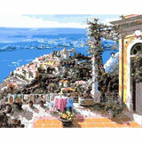 Landscape Garden Diy Paint By Numbers Kits WM-935 - NEEDLEWORK KITS