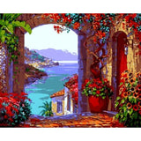 Landscape Garden Diy Paint By Numbers Kits ZXQ873 - NEEDLEWORK KITS
