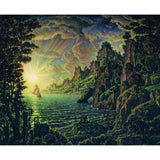 Landscape Mountain Diy Paint By Numbers Kits PBN55346 - NEEDLEWORK KITS