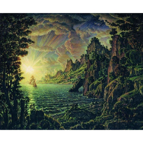 Landscape Mountain Diy Paint By Numbers Kits PBN55346 - NEEDLEWORK KITS