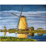Landscape Nature WindmillDiy Paint By Numbers Kits PBN30198 - NEEDLEWORK KITS