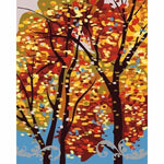 Landscape Tree Diy Paint By Numbers Kits ZXB567 - NEEDLEWORK KITS