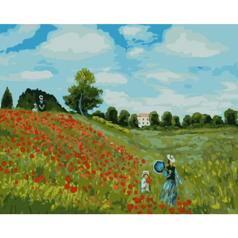 Landscape Village Diy Paint By Numbers Kits WM-292 - NEEDLEWORK KITS