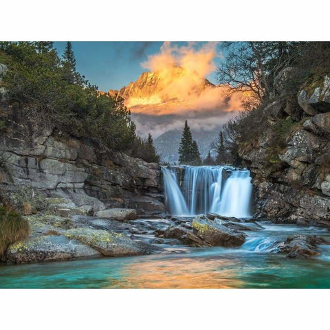 Landscape Waterfall Diy Paint By Numbers Kits PBN97898 - NEEDLEWORK KITS