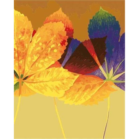 Leaf Diy Paint By Numbers Kits ZXB915 - NEEDLEWORK KITS