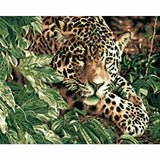 Leopard Diy Paint By Numbers Kits WM-950 - NEEDLEWORK KITS
