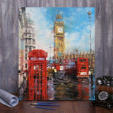 London Red Paint By Numbers Kit