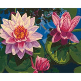 Lotus Diy Paint By Numbers Kits ZXB625 - NEEDLEWORK KITS