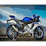 Motorcycle Diy Paint By Numbers Kits WM-1625 - NEEDLEWORK KITS
