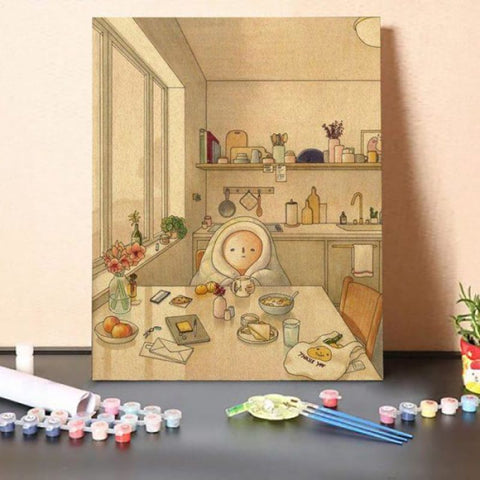 Paint by Numbers Kit-Afternoon Tea