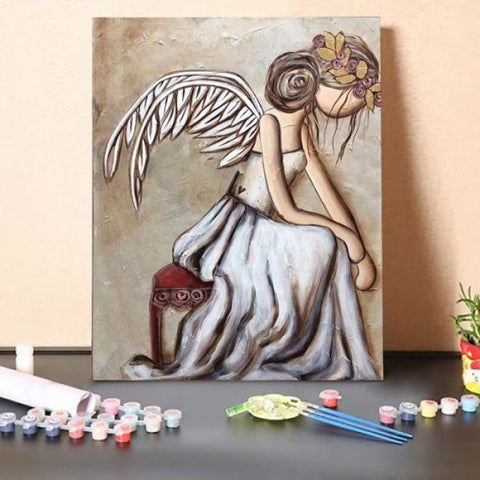 Paint by Numbers Kit-Angel Pain