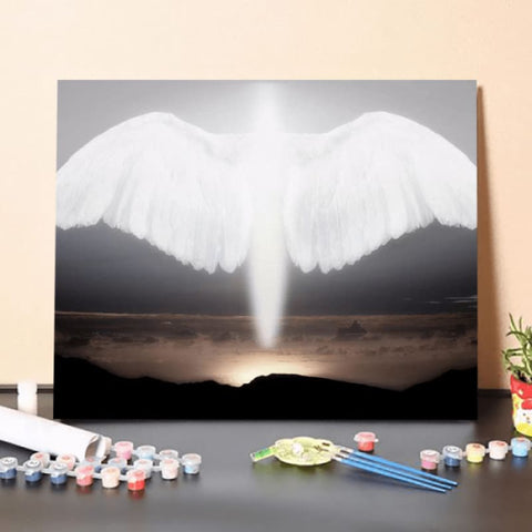 Paint by Numbers Kit-Angel??s wings