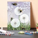 Paint By Numbers Kit – Bees and Dandelions