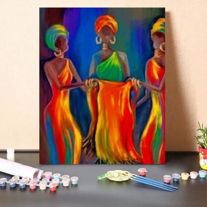 Paint By Numbers Kit Black African Ladies – Australia Paint By Numbers