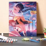 Paint by Numbers Kit-Campus Girl