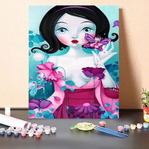 Paint by Numbers Kit-“Catch the Fairy”
