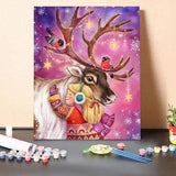 Paint By Numbers Kit – Christmas Deer
