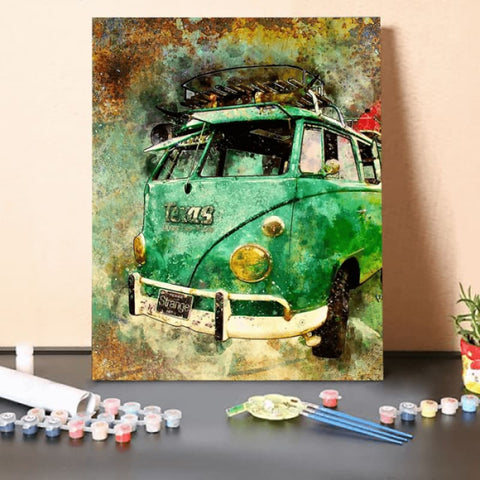 Paint by Numbers Kit-Commercial Vehicle