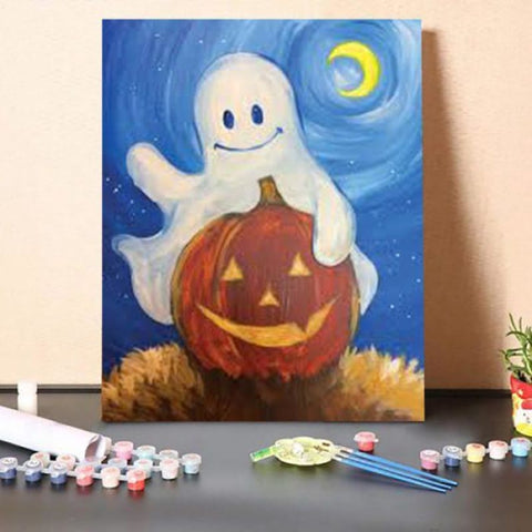 Paint By Numbers Kit – Cute Ghost