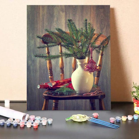 Paint by Numbers Kit-Decorating For Christmas