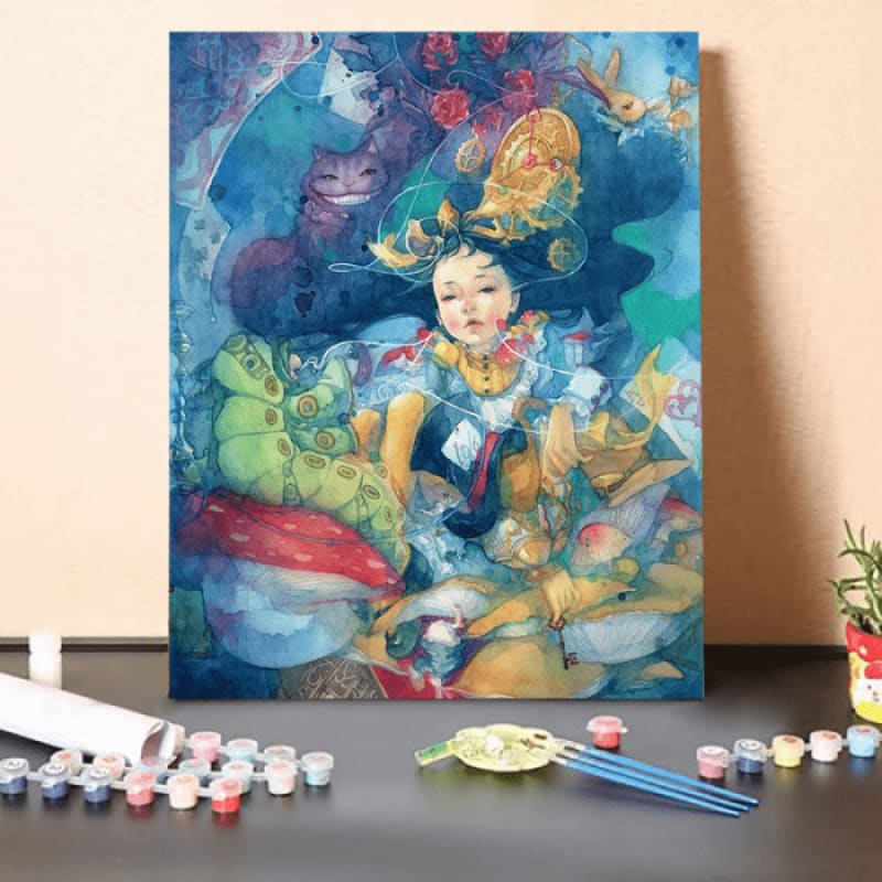 Paint by Numbers Kit-Drowning childhood