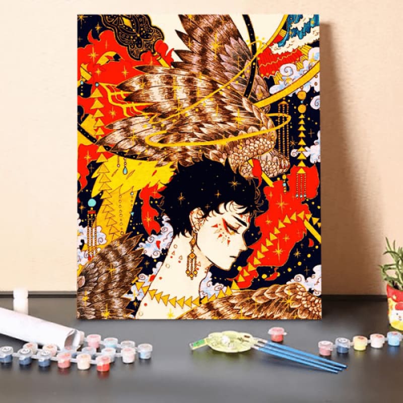 Paint by Numbers Kit-Eagle boy