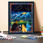 Paint by Numbers Kit-Flatirons Stargazing