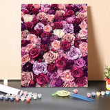 Paint by Numbers Kit-Flower Sea