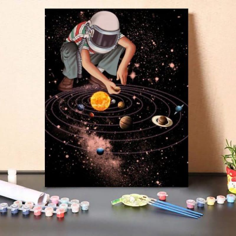 Paint by Numbers Kit Galaxy