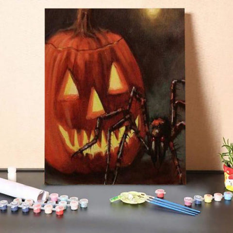 Paint By Numbers Kit – Halloween Spider
