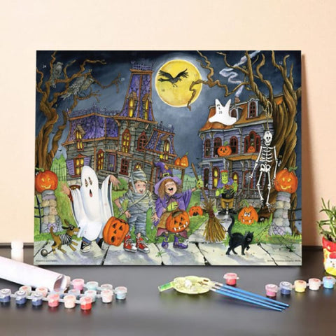 The Haunted House - Paint by Numbers