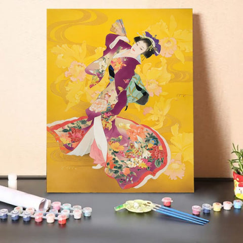Paint by Numbers Kit-Japanese Classical Singer 3