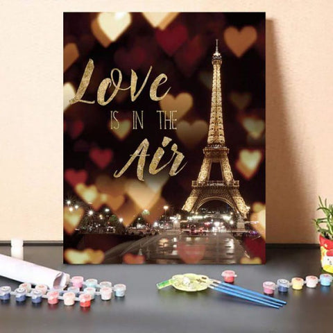 Paint by Numbers Kit – Love Is In The Air