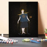 Paint by Numbers Kit-Man with magic wand in hand