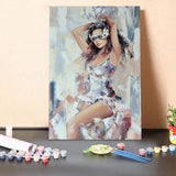 Paint By Numbers Kit-Mask Girl