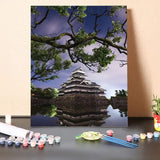 Paint by Numbers Kit-Matsumoto Castle II