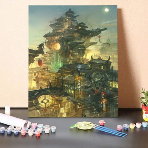 Paint by Numbers Kit-Mystical East
