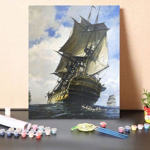 Paint by Numbers Kit Noble ship
